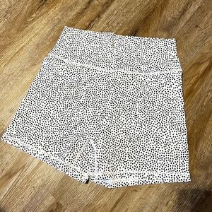 XL white bossy shorts